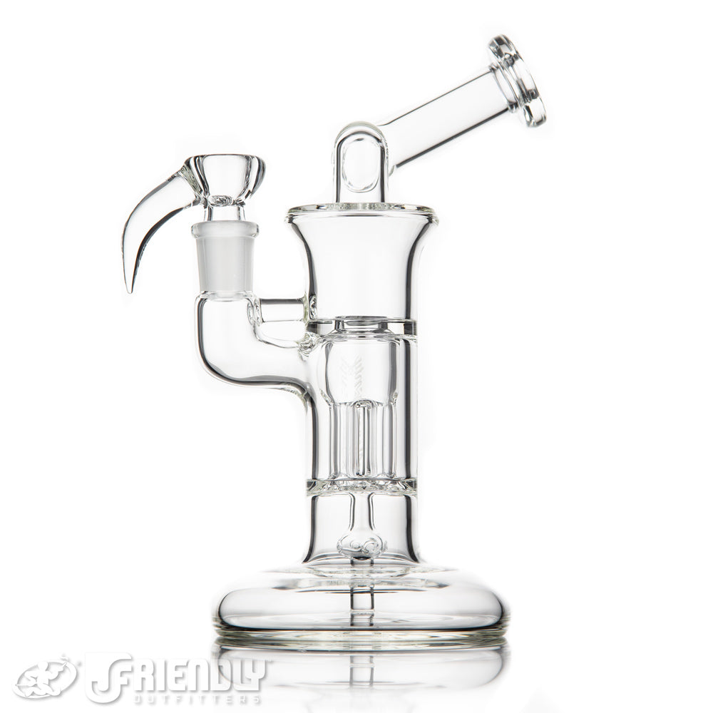 Sovereignty Glass Hollow Foot Mini Pillar w/ Sidecar Neck