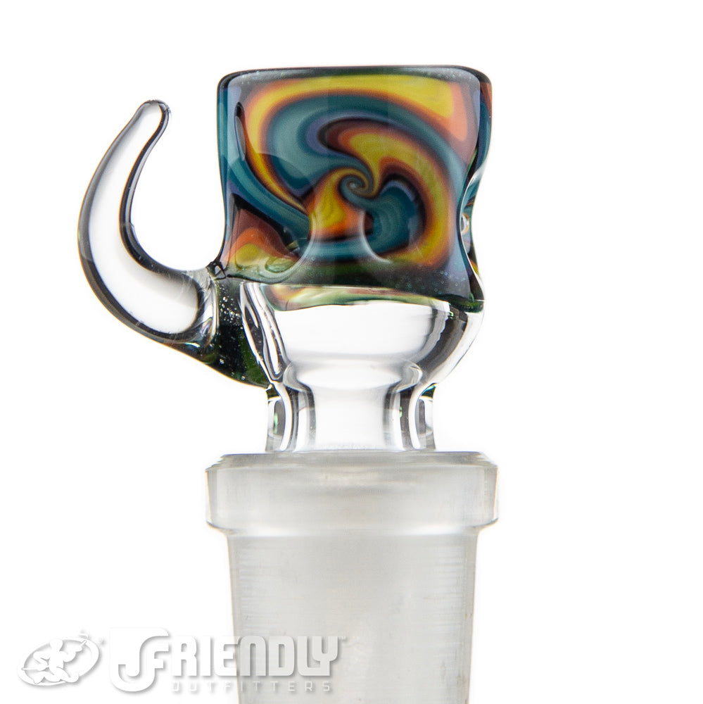 Liberty Glass 14mm Fire & Ice Multi Pinch Slide