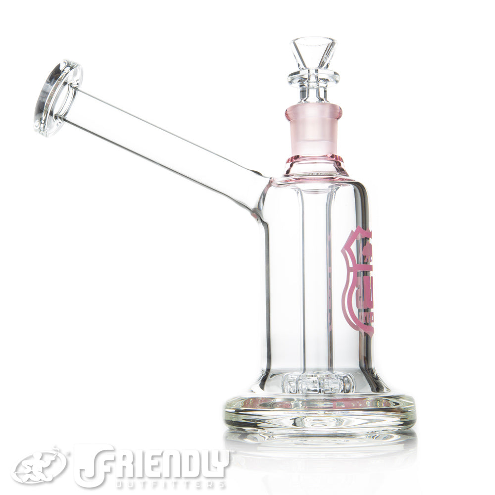 US Tubes 19mm Hybrid Bubbler w/Pink Label and Joint