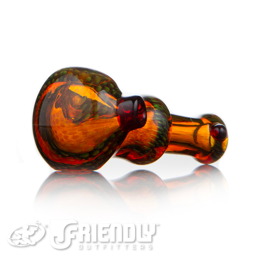 Firekist Snakeskin Spoon w/ Red Accents
