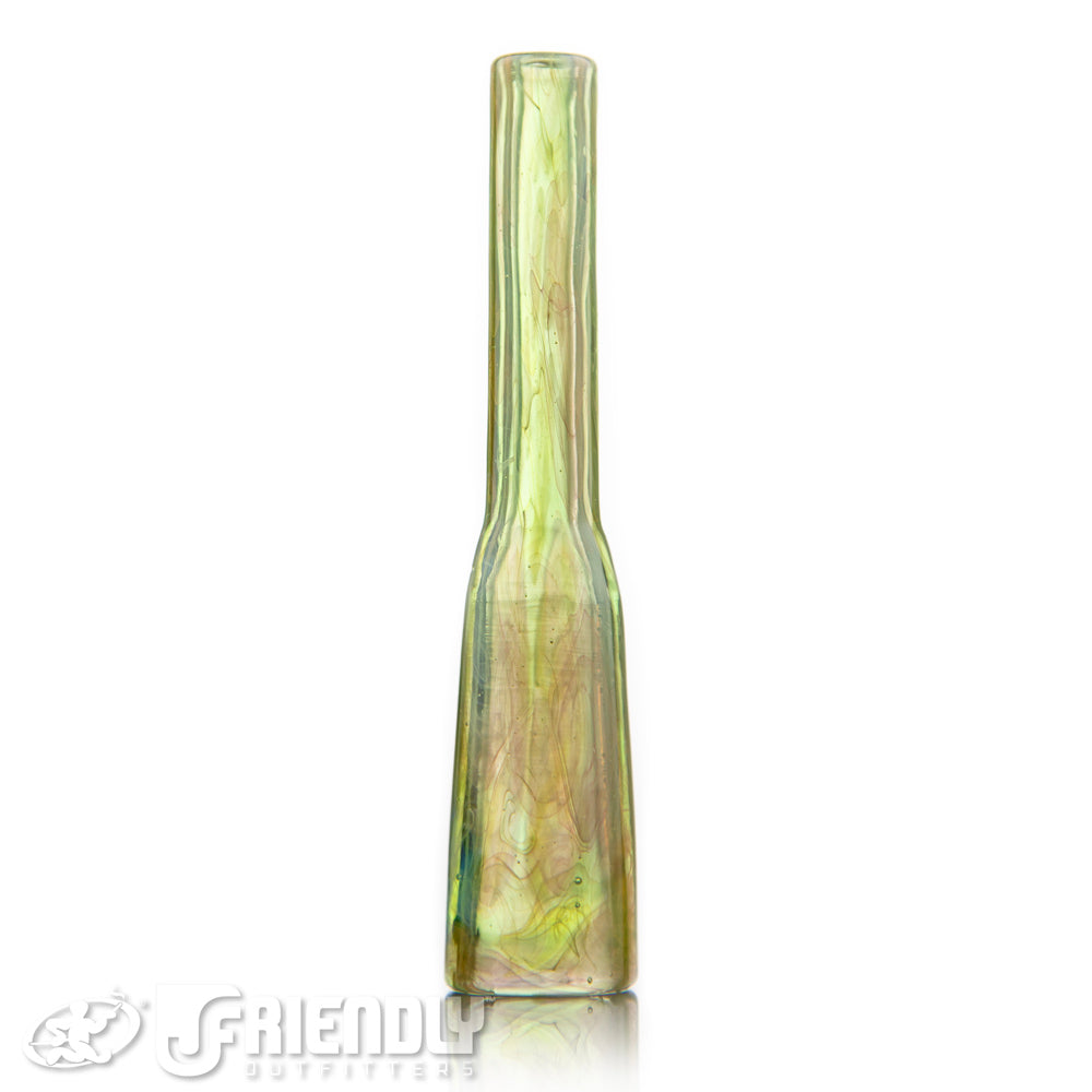 7 Ten Glass Fume Green Blunt Tip Holder