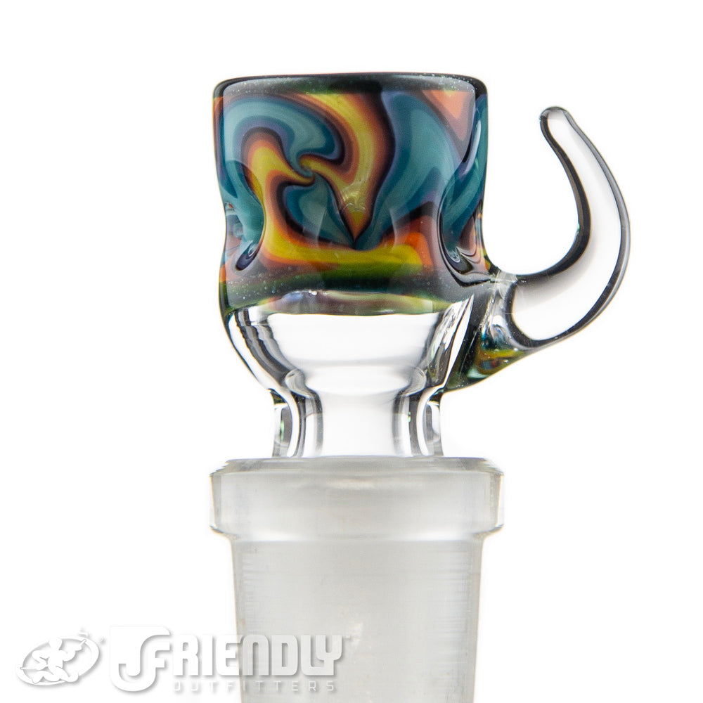 Liberty Glass 14mm Fire & Ice Multi Pinch Slide