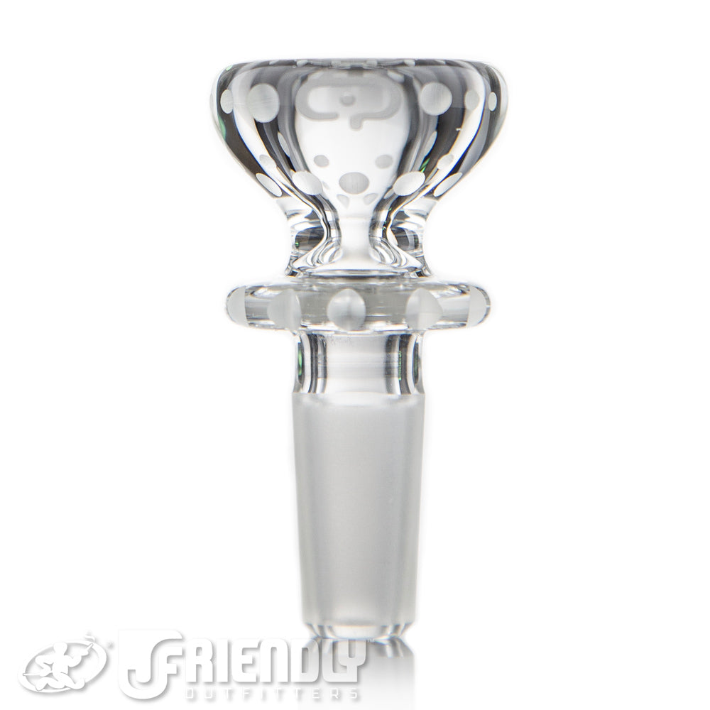 Mobius Glass 14mm Cold Worked Single Hole Slide #1