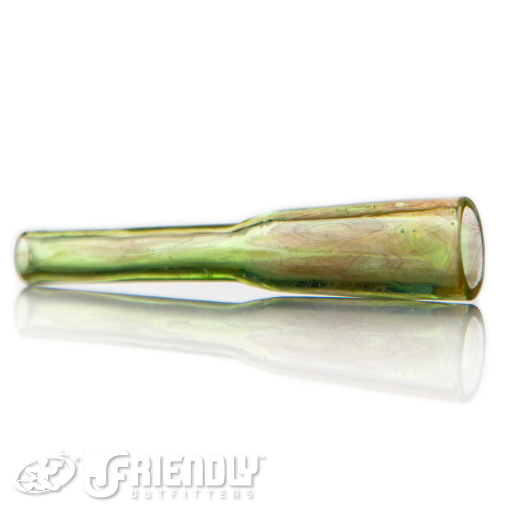 7 Ten Glass Fume Green Blunt Tip Holder