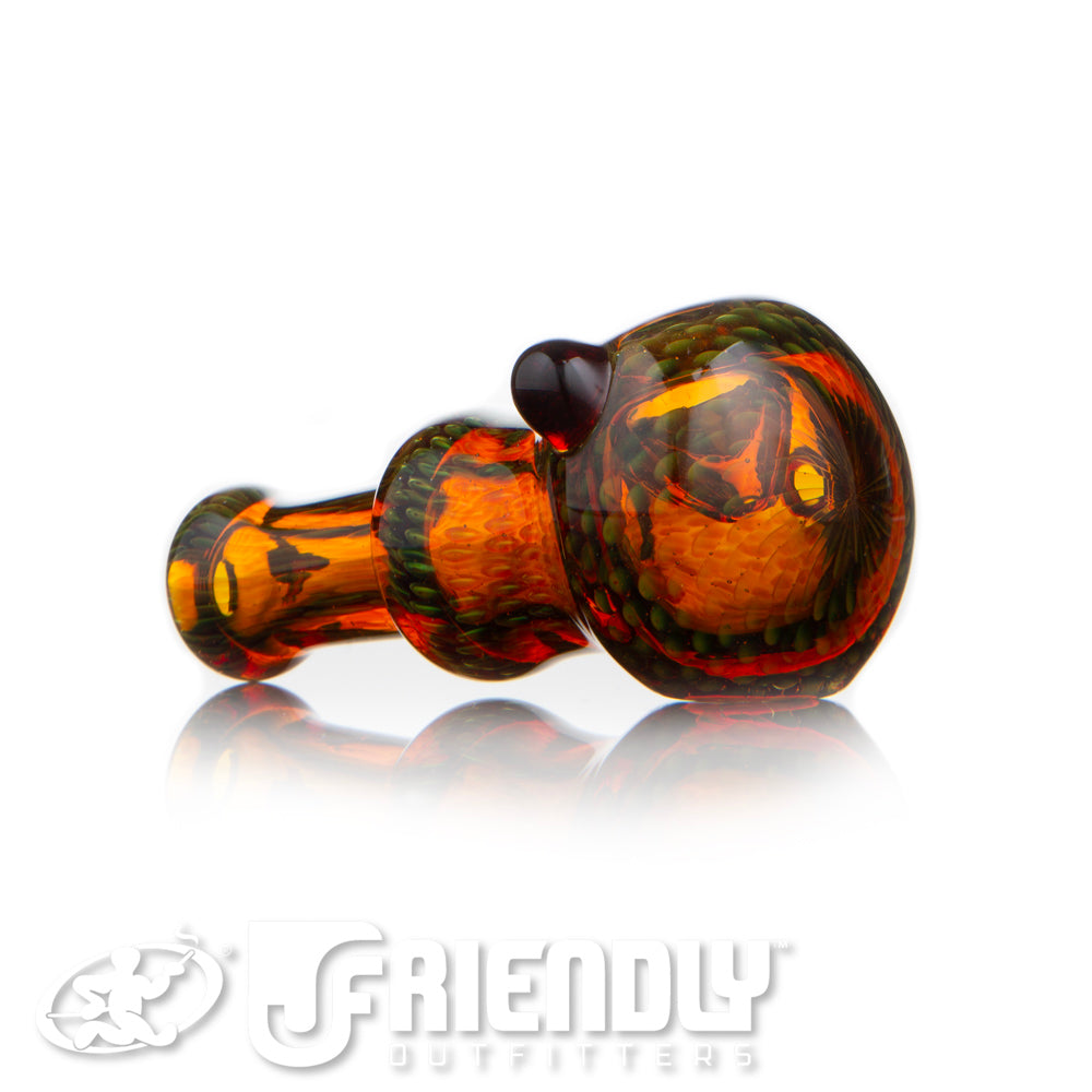 Firekist Snakeskin Spoon w/ Red Accents