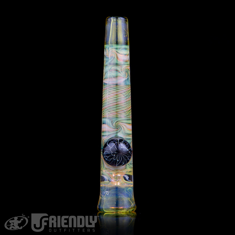 Royals Glass Fumed Onie w/ NS Yellow Accents