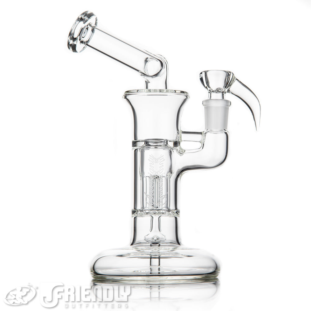 Sovereignty Glass Hollow Foot Mini Pillar w/ Sidecar Neck