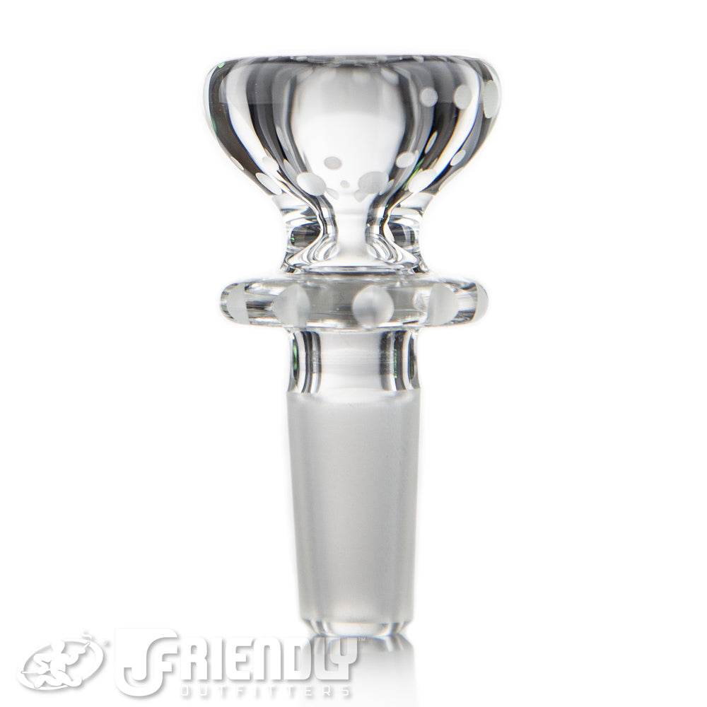 Mobius Glass 14mm Cold Worked Single Hole Slide #1