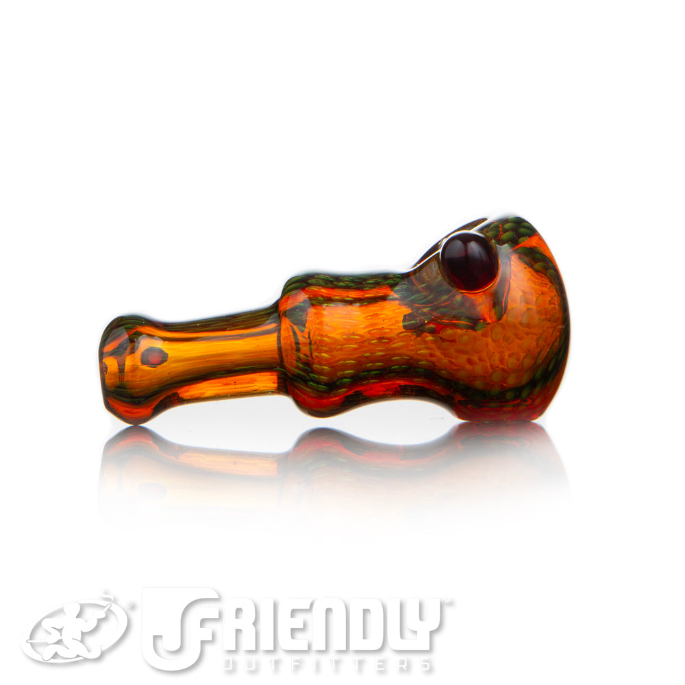 Firekist Snakeskin Spoon w/ Red Accents