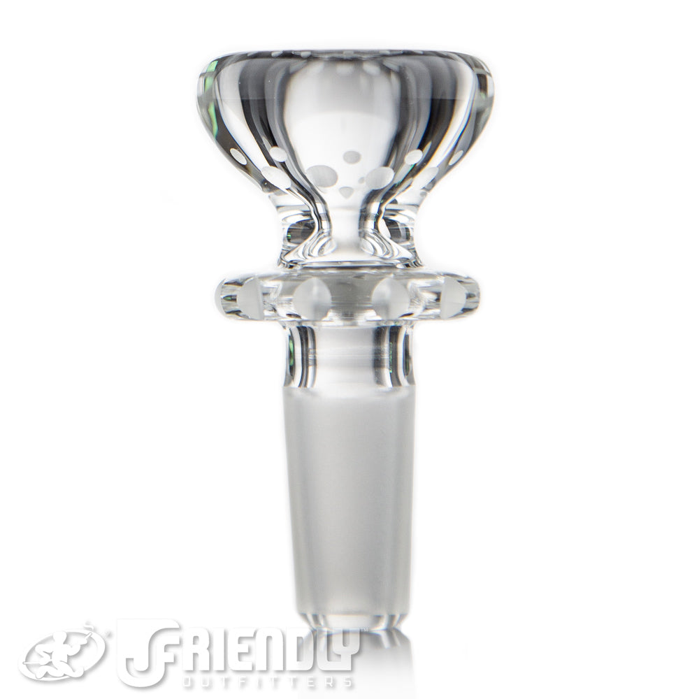 Mobius Glass 14mm Cold Worked Single Hole Slide #1