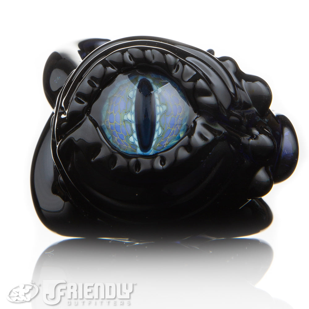 Mako Glass Black Sea Monster Spoon #14