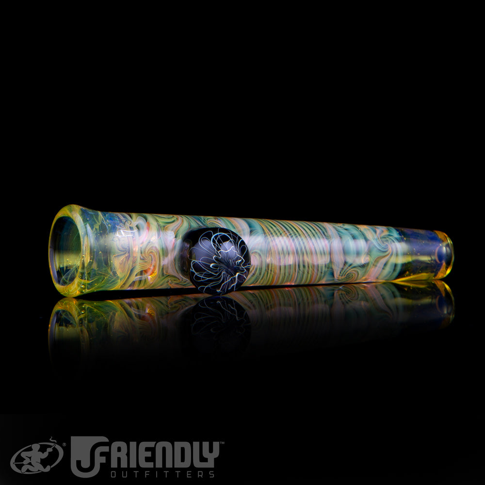 Royals Glass Fumed Onie w/ NS Yellow Accents