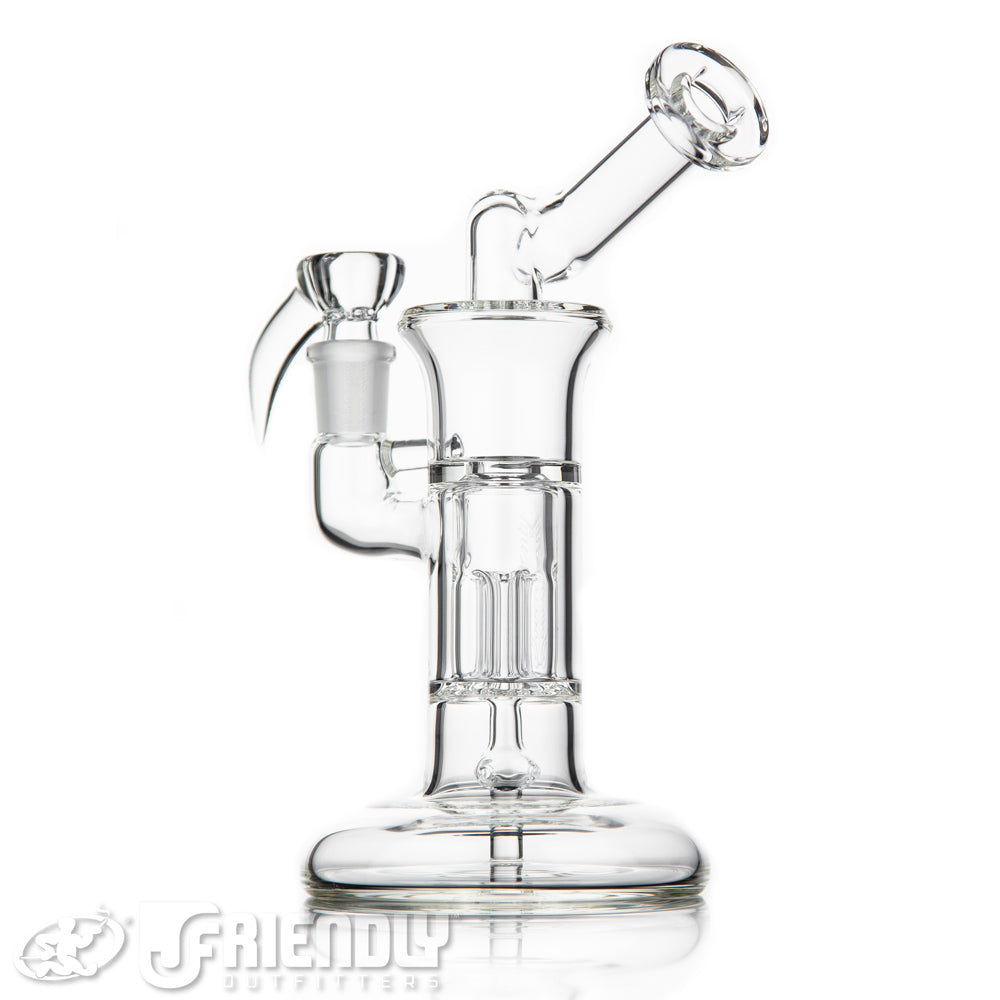 Sovereignty Glass Hollow Foot Mini Pillar w/ Sidecar Neck