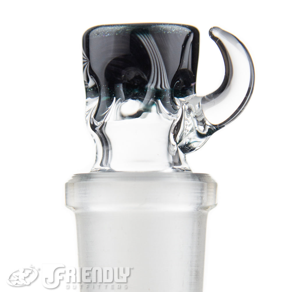 Liberty Glass 18mm Black & White Multi Pinch Slide