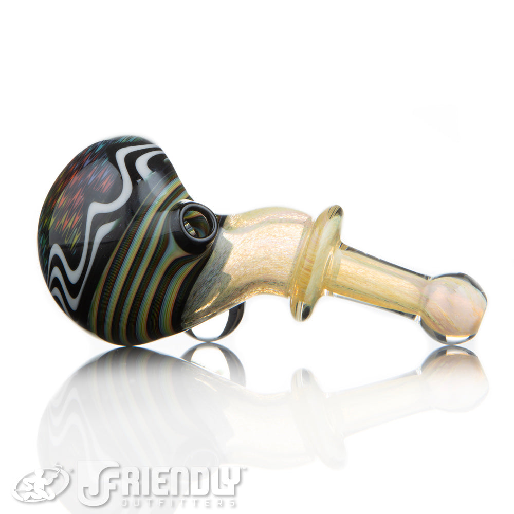 Amar Glass Double Layer Fumed Frit Mouth Piece