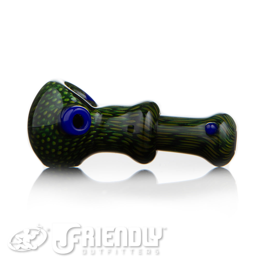 Firekist Snakeskin Spoon w/ Blue Accents