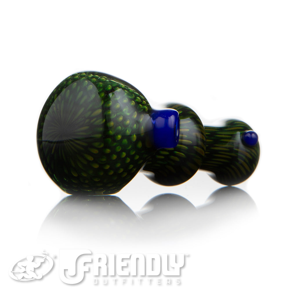 Firekist Snakeskin Spoon w/ Blue Accents