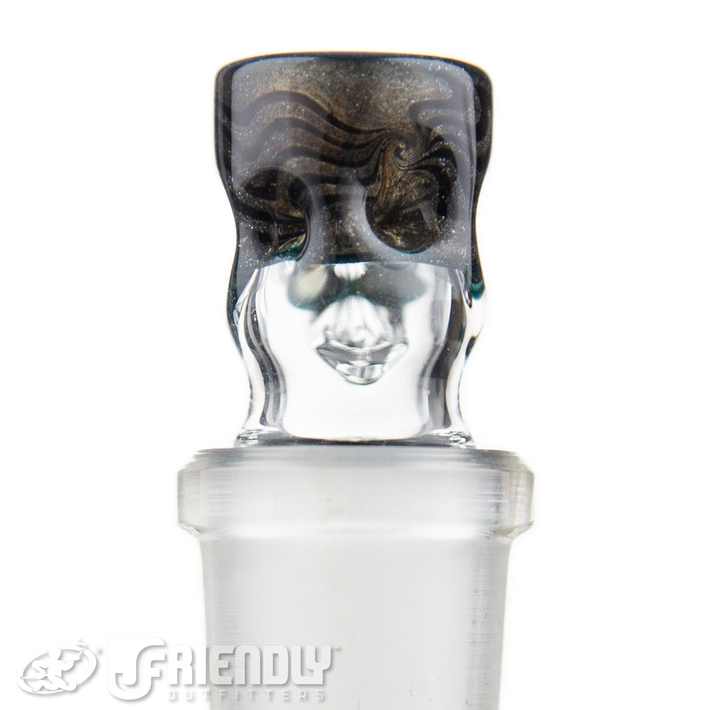 Liberty Glass 18mm Black & Grey Multi Pinch Slide