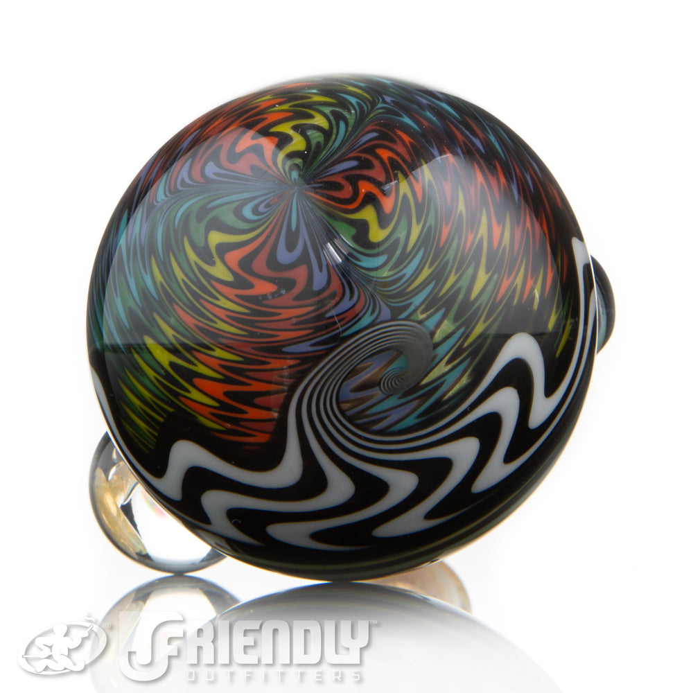 Amar Glass Double Layer Fumed Frit Mouth Piece