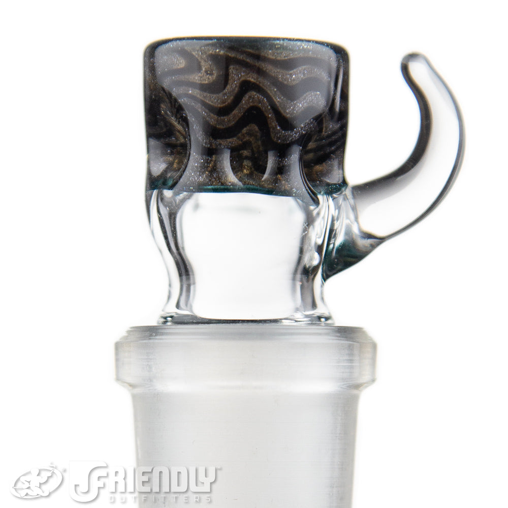 Liberty Glass 18mm Black & Grey Multi Pinch Slide