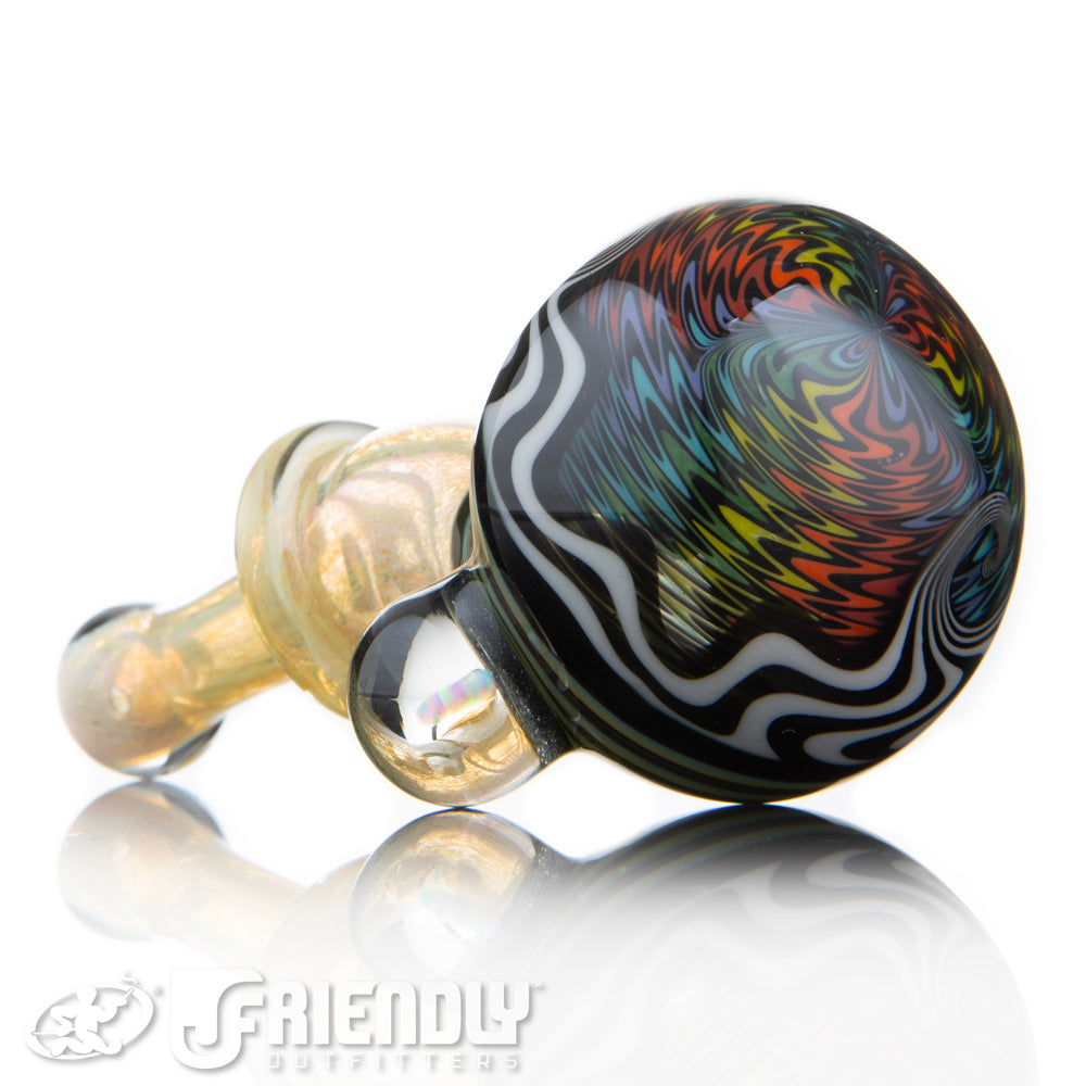 Amar Glass Double Layer Fumed Frit Mouth Piece