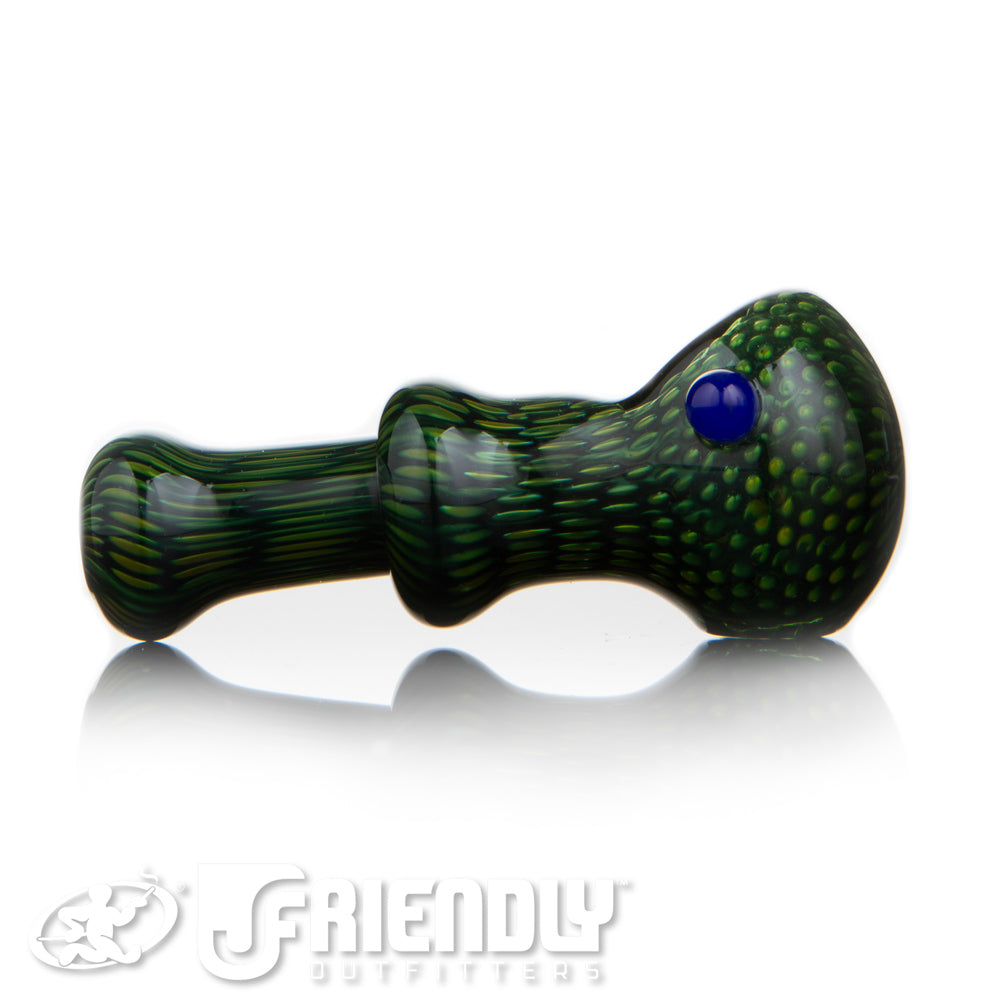 Firekist Snakeskin Spoon w/ Blue Accents