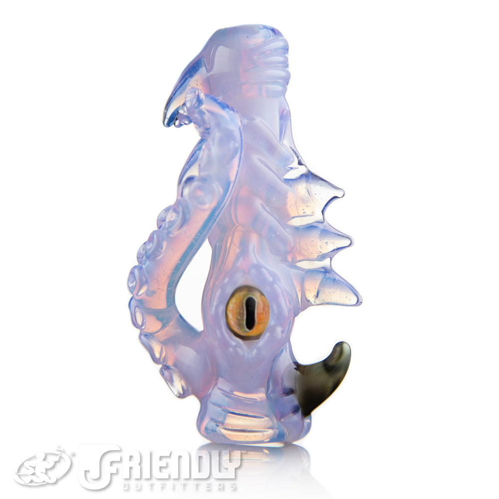 Mako Glass Pink Slyme Chillum #19