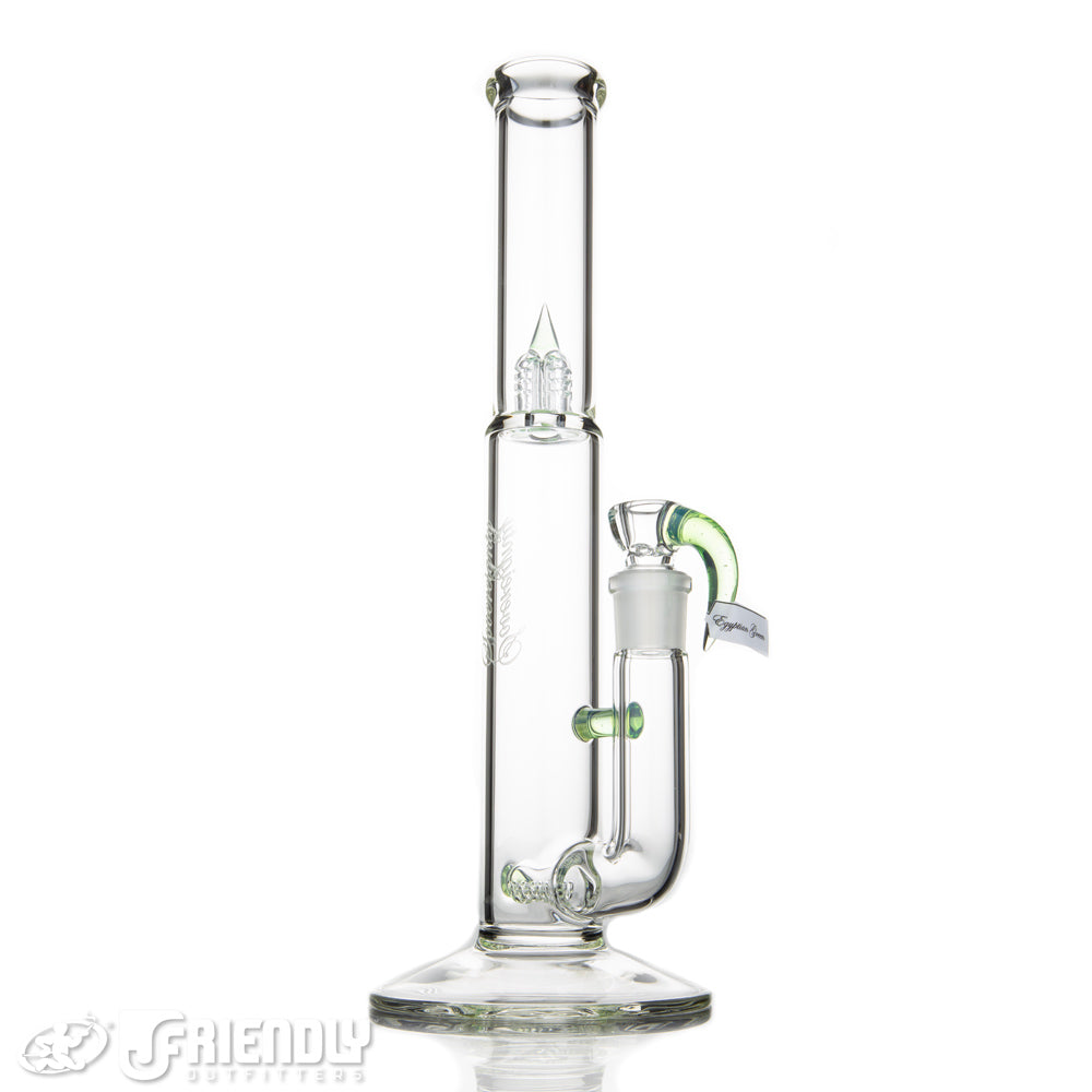Sovereignty Glass Pawn Downgrid Stemline w/ Egyptian Green Accents