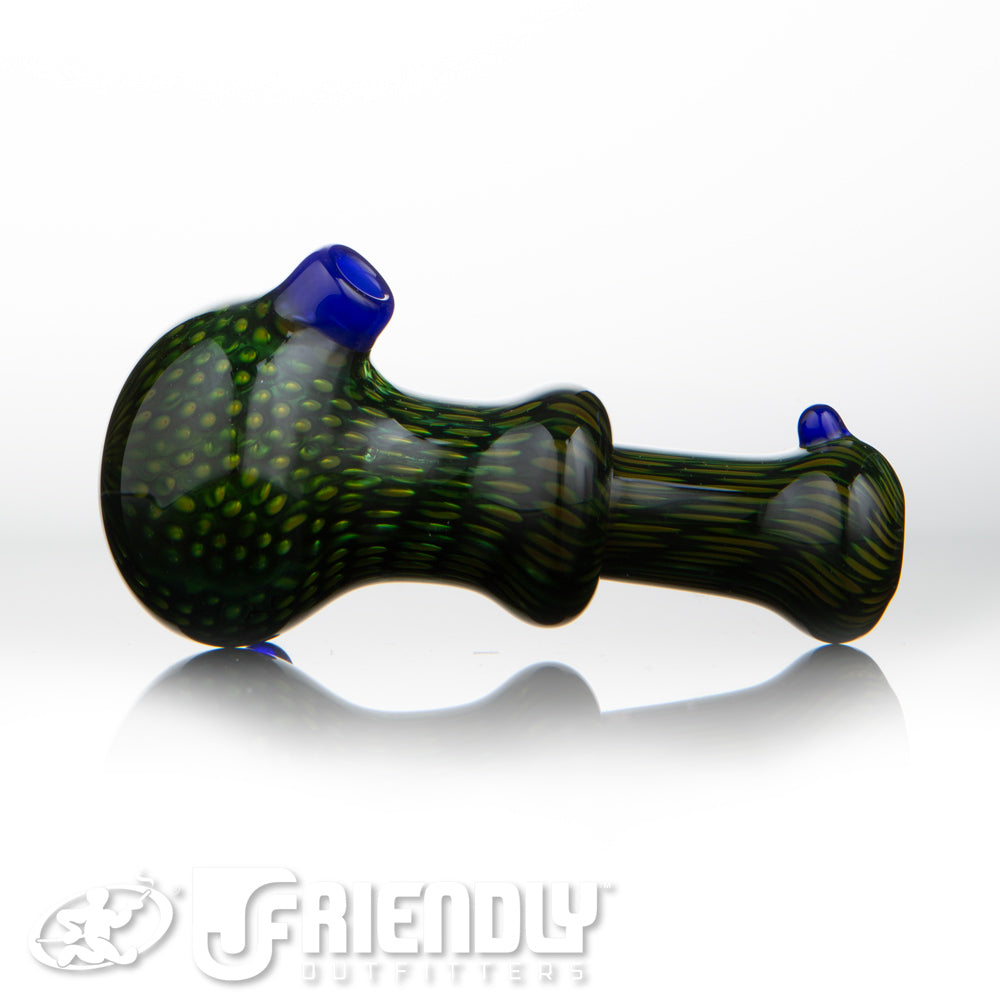 Firekist Snakeskin Spoon w/ Blue Accents