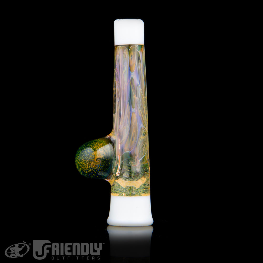 Royals Glass Fumed Onie w/ Lotus White Accents