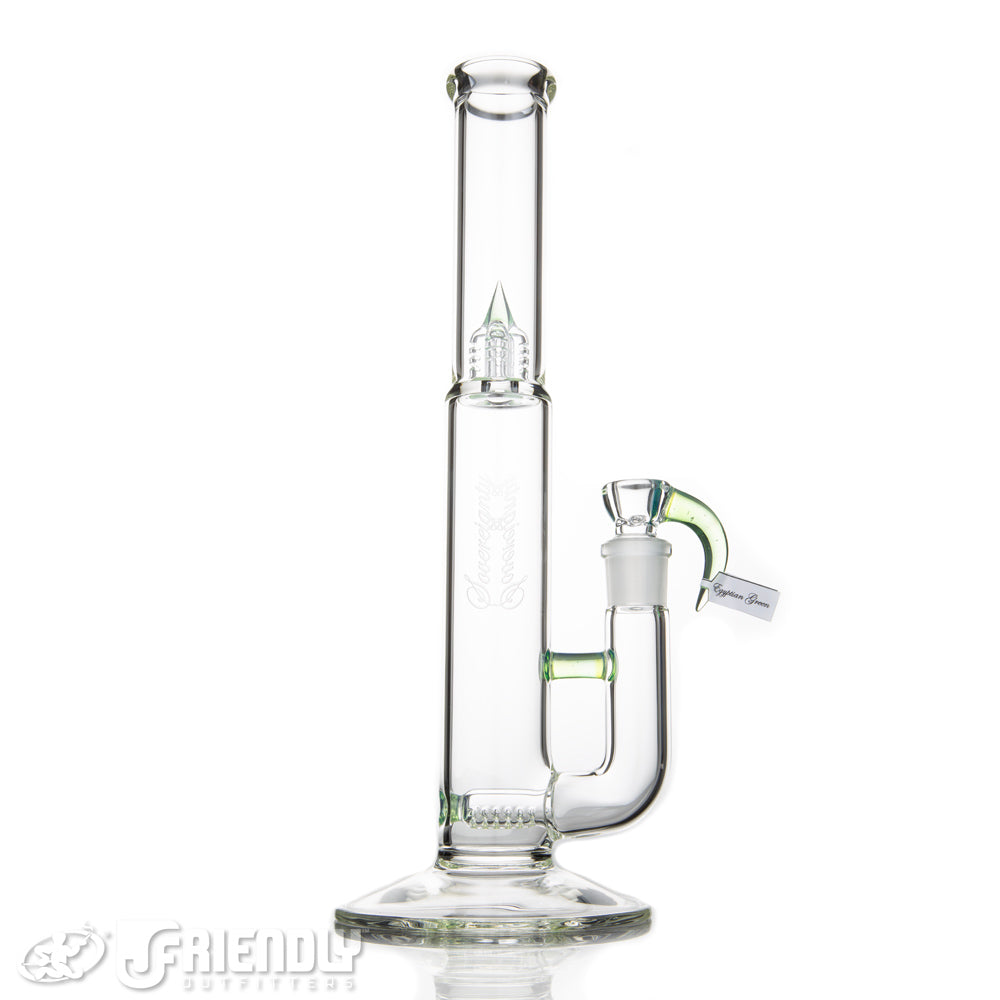 Sovereignty Glass Pawn Downgrid Stemline w/ Egyptian Green Accents