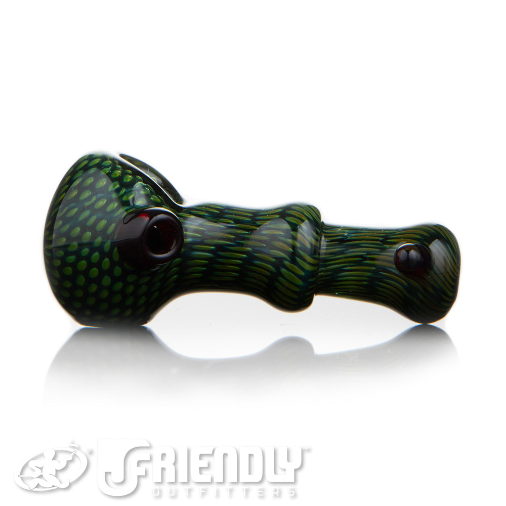 Firekist Snakeskin Spoon w/ Red Accents