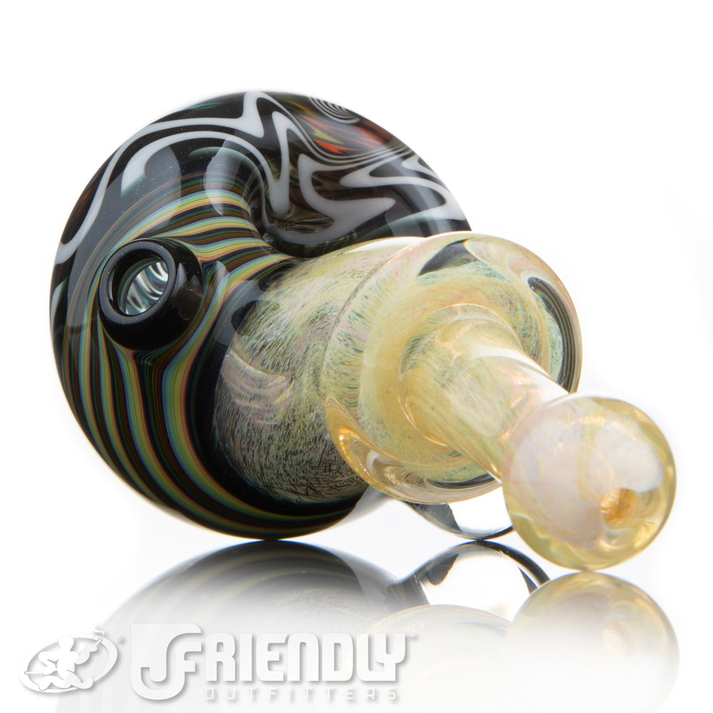 Amar Glass Double Layer Fumed Frit Mouth Piece