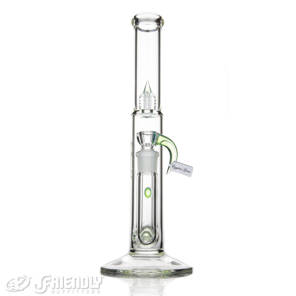 Sovereignty Glass Pawn Downgrid Stemline w/ Egyptian Green Accents