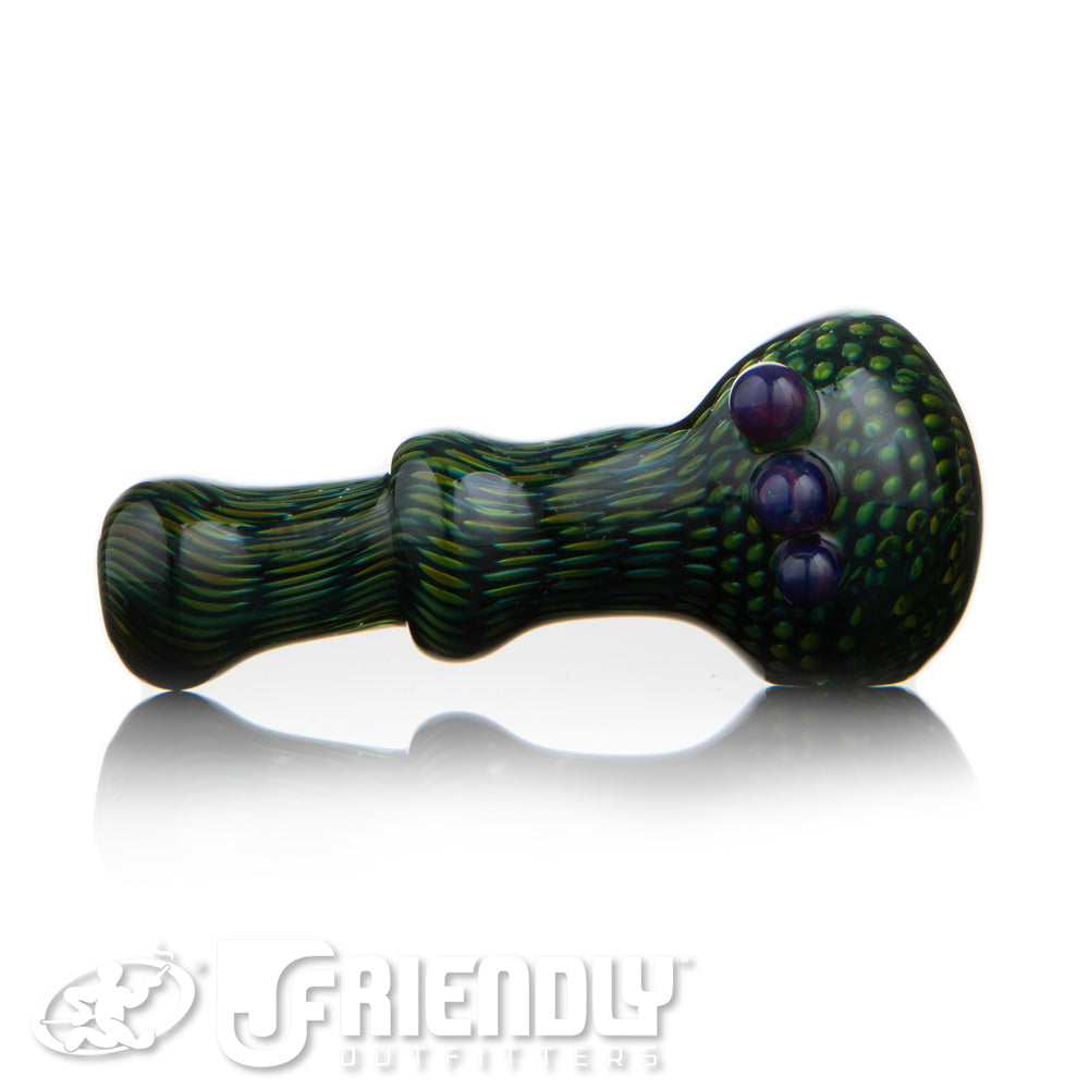 Firekist Snakeskin Spoon w/ Red Accents