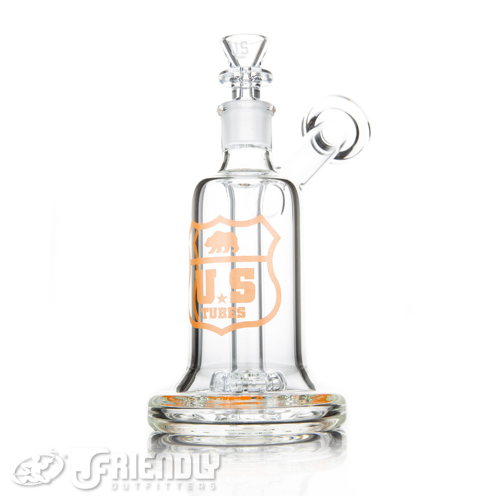 US Tubes 19mm Hybrid Bubbler w/Orange Label