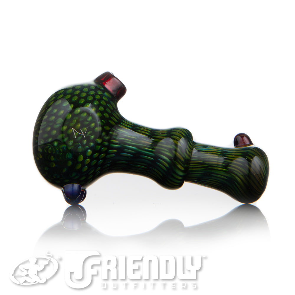 Firekist Snakeskin Spoon w/ Red Accents
