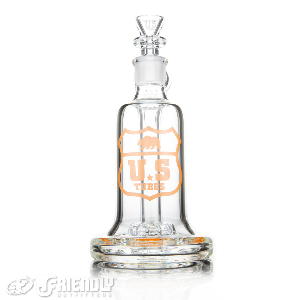 US Tubes 19mm Hybrid Bubbler w/Orange Label