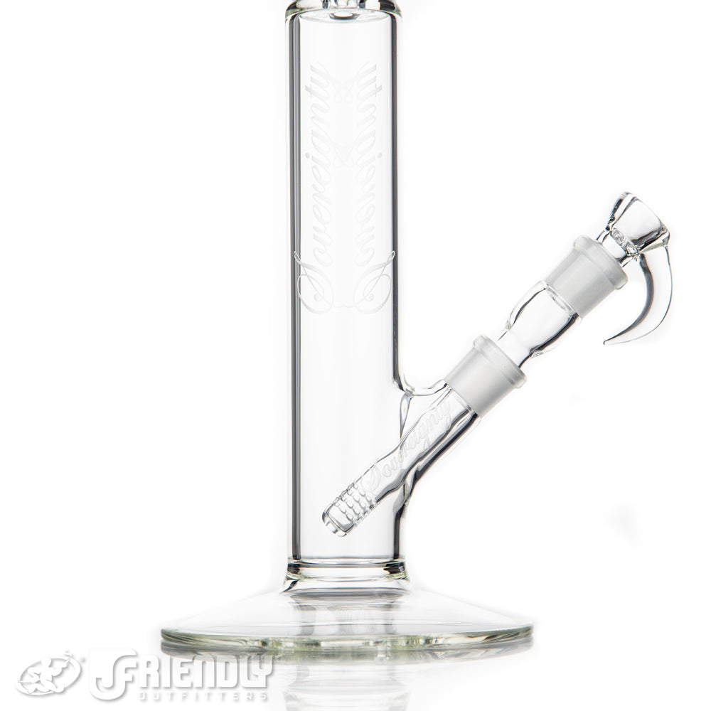 Sovereignty Glass Bishop w/ Removable 180 Gridded Downstem