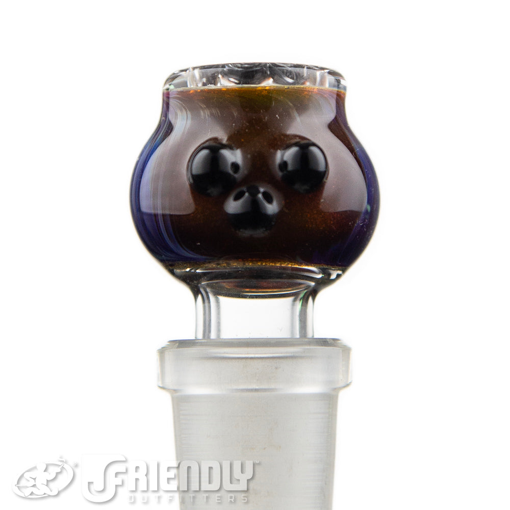 B.Wilson Glass 14mm Worked Multi Hole Slide