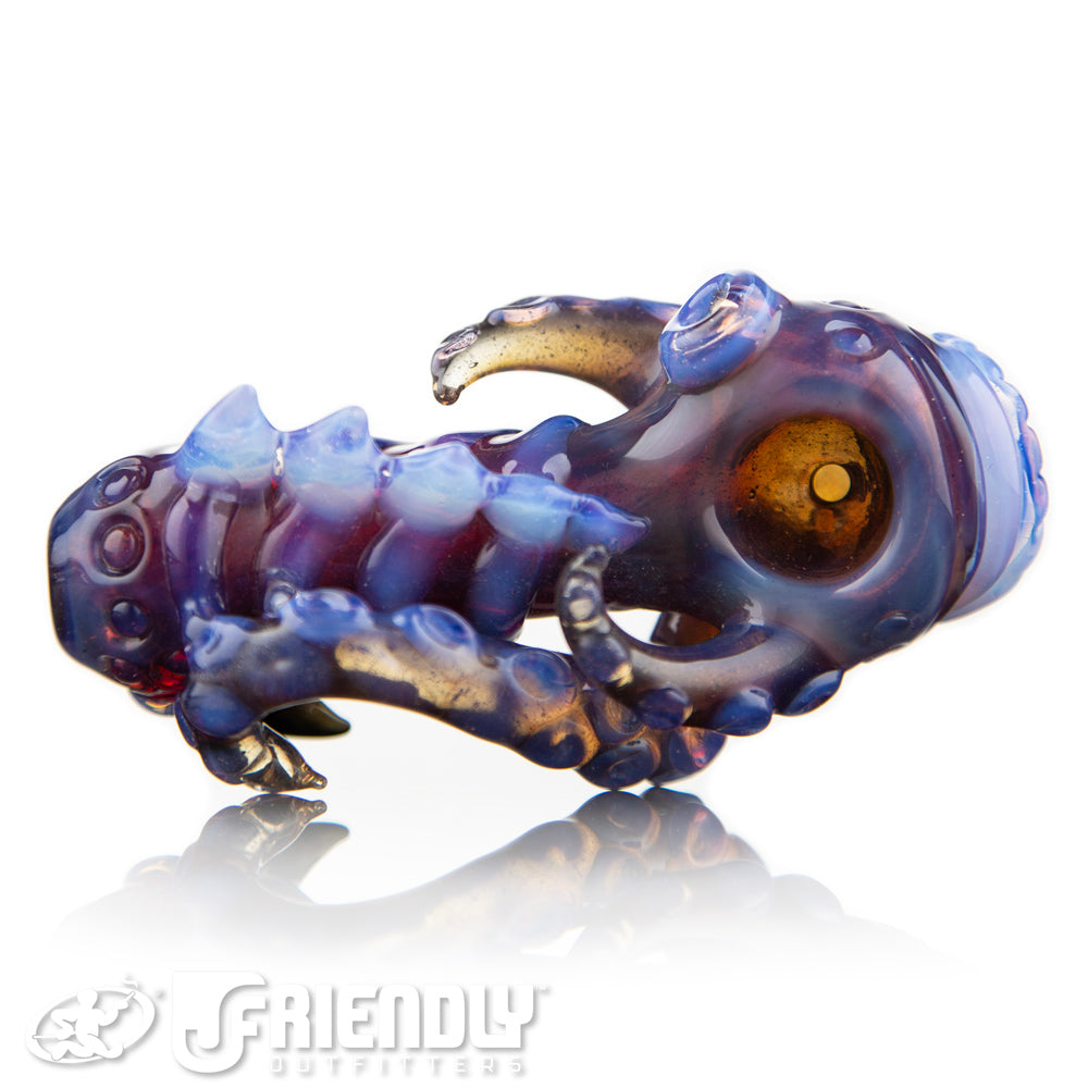 Mako Glass Purple Creature Spoon #11
