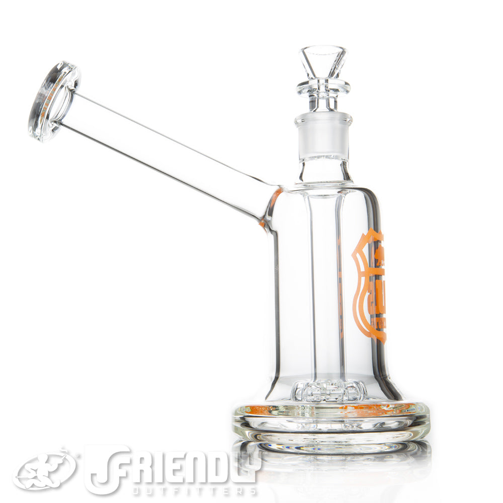 US Tubes 19mm Hybrid Bubbler w/Orange Label