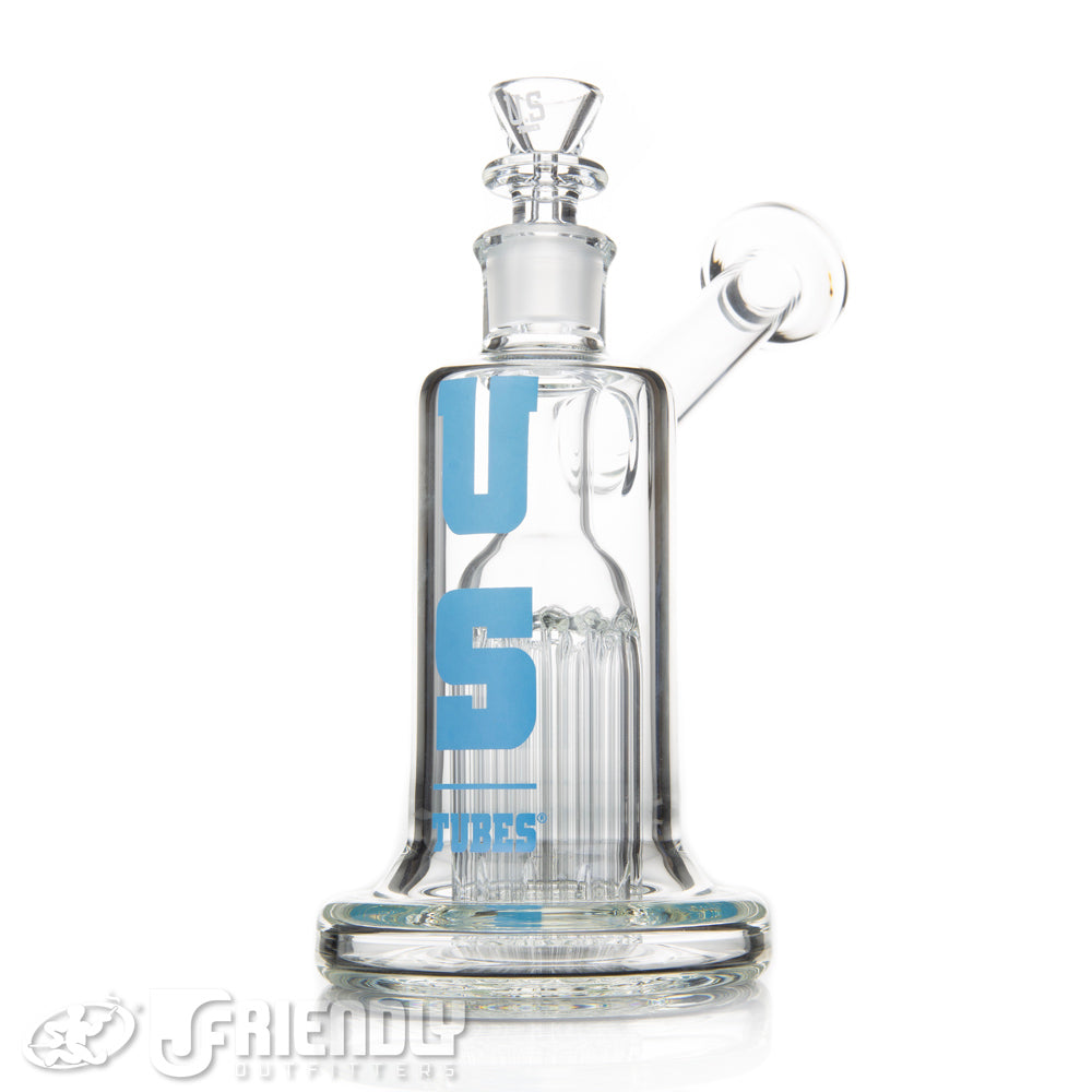 US Tubes 19mm 12 Arm Tree Bubblers w/Blue Label
