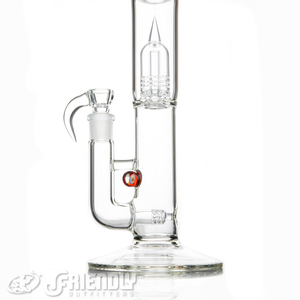 Sovereignty Glass 50mm Grid Dome 3 Cut Stemline w/Millie