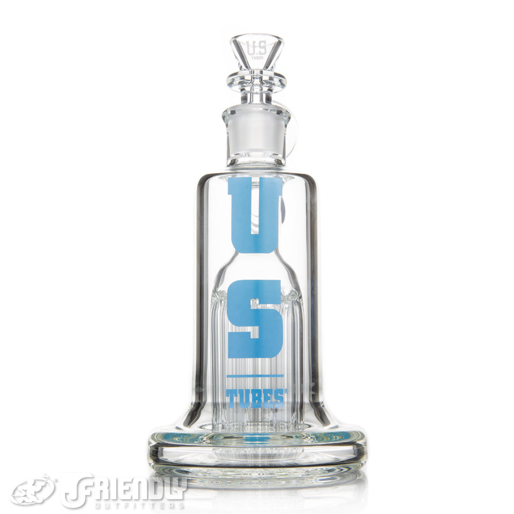 US Tubes 19mm 12 Arm Tree Bubblers w/Blue Label