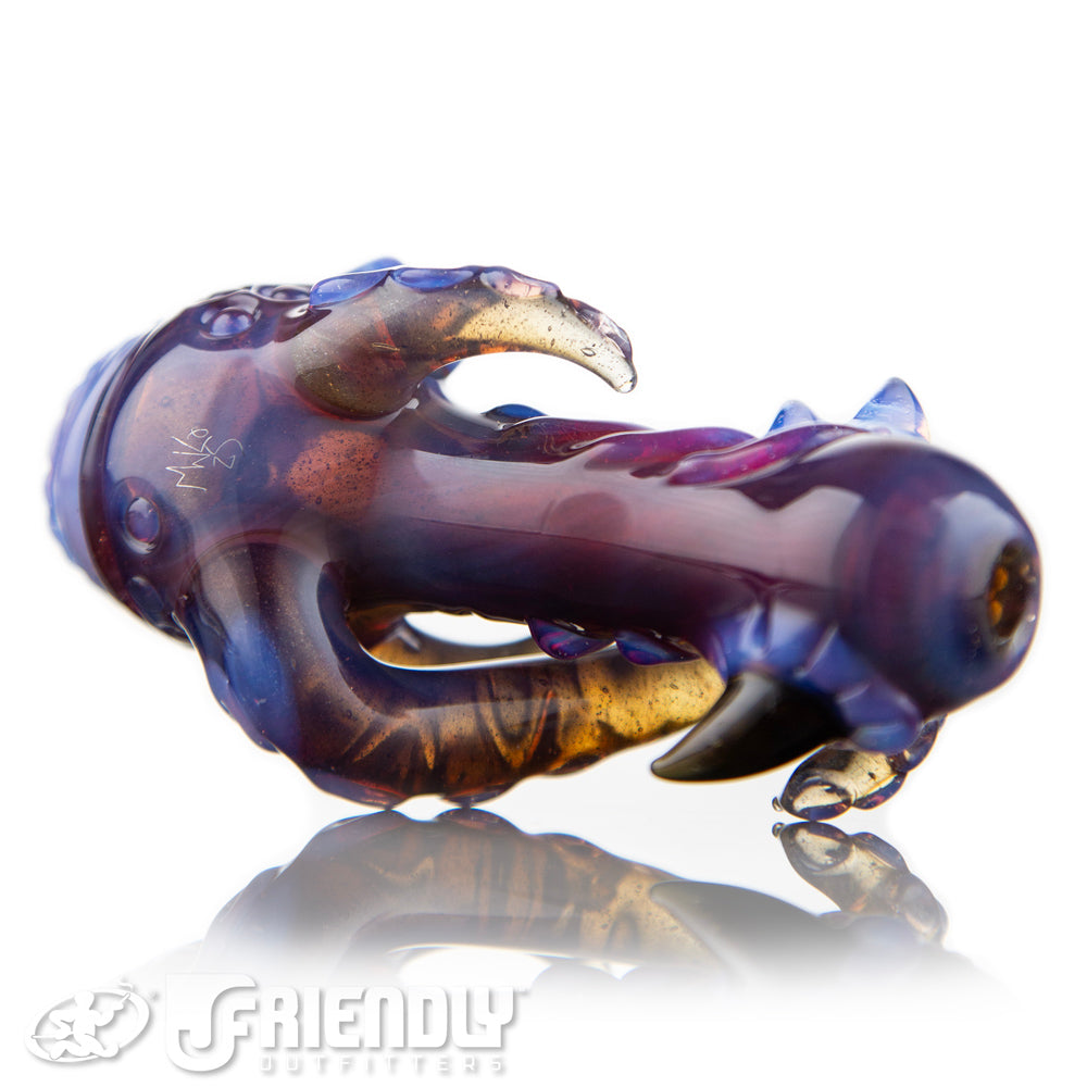 Mako Glass Purple Creature Spoon #11