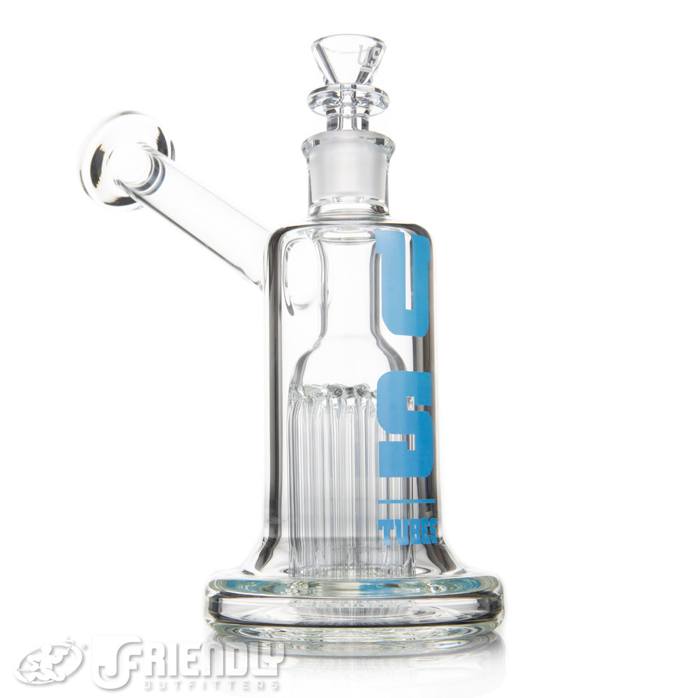 US Tubes 19mm 12 Arm Tree Bubblers w/Blue Label