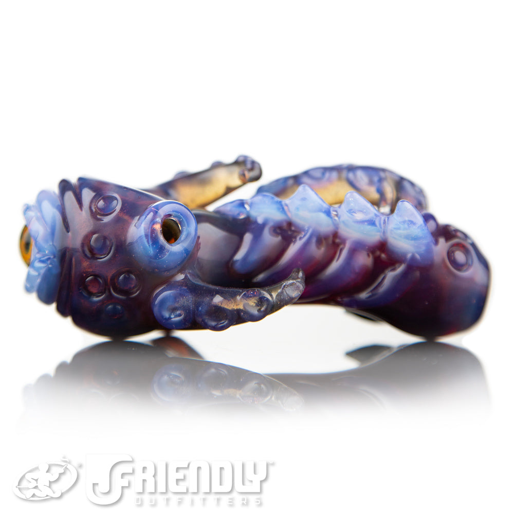 Mako Glass Purple Creature Spoon #11