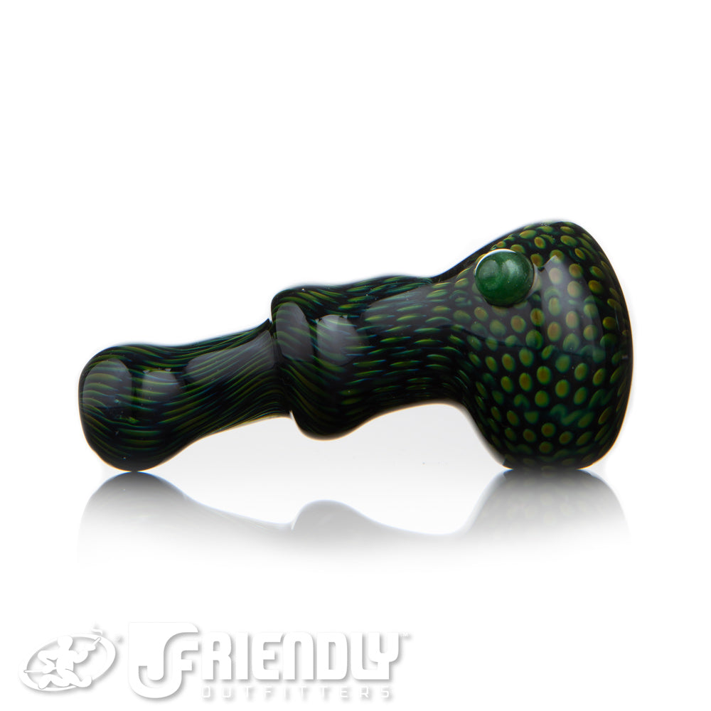Firekist Snakeskin Spoon w/ Green Accents
