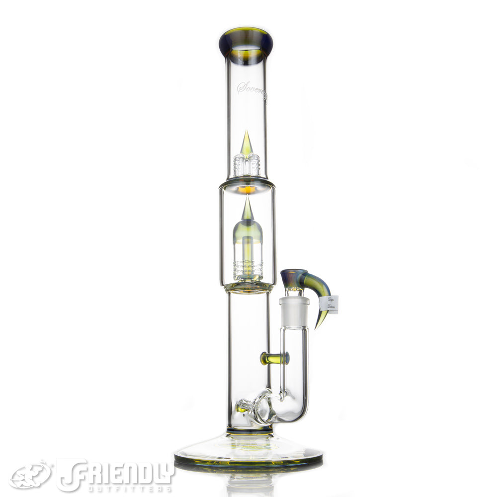 Sovereignty Glass 50mm Grid Dome Mini Three Line w/Full Deppes Darkness Accents and Seals